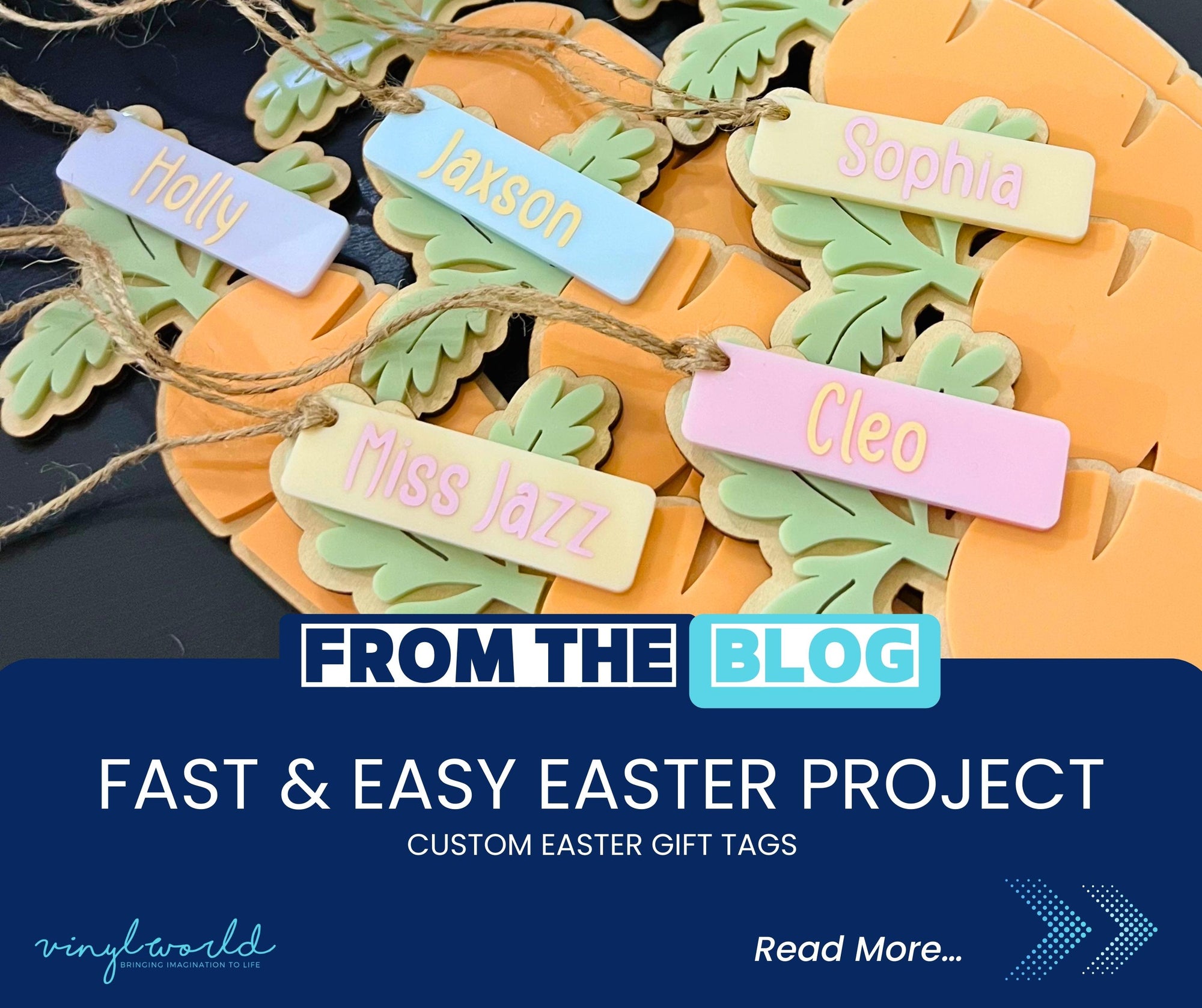 Fast & Easy Easter Project! - Custom Gift Tags