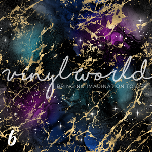 Vinyl World Pattern - Marble Galaxy