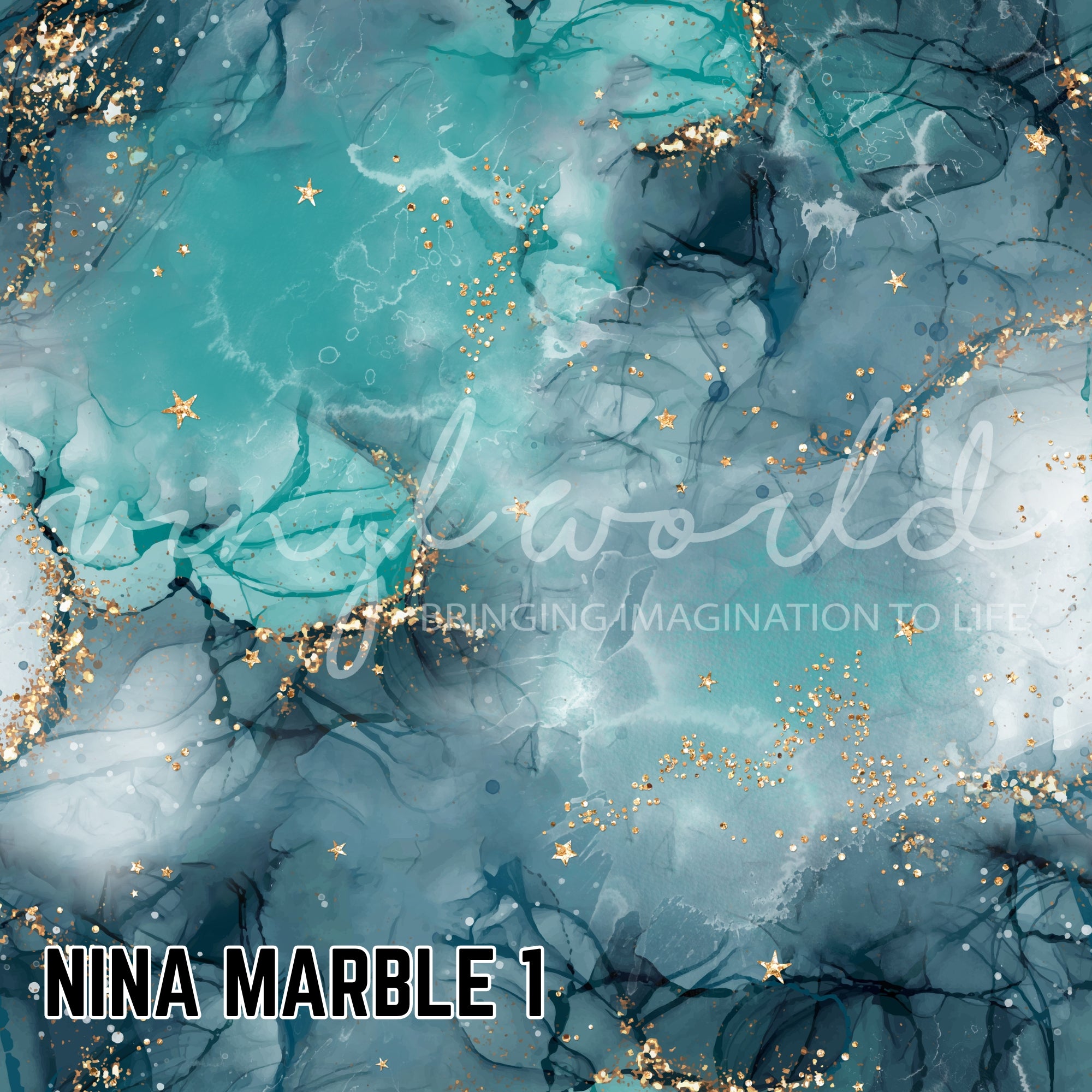 Vinyl World Pattern - Nina Marble Collection