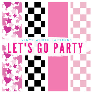 Vinyl World Pattern - Let's Go Party Collection
