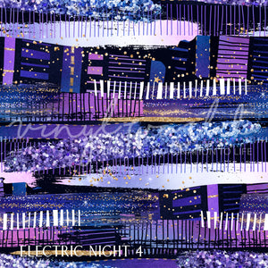 Vinyl World Pattern - Electric Night Collection