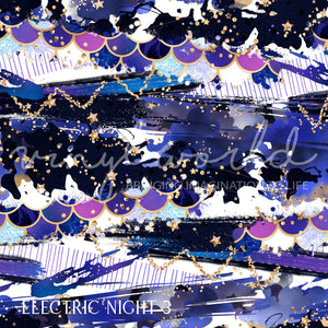 Vinyl World Pattern - Electric Night Collection