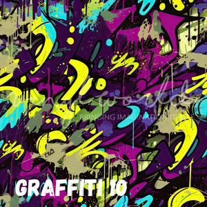 Vinyl World Pattern - Graffiti Collection