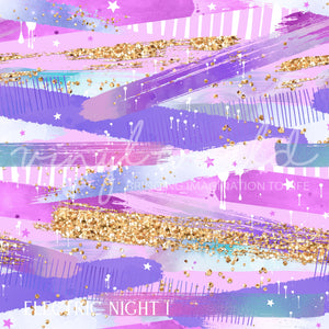 Vinyl World Pattern - Electric Night Collection