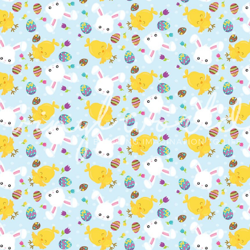 Vinyl World Pattern - Easter Collection