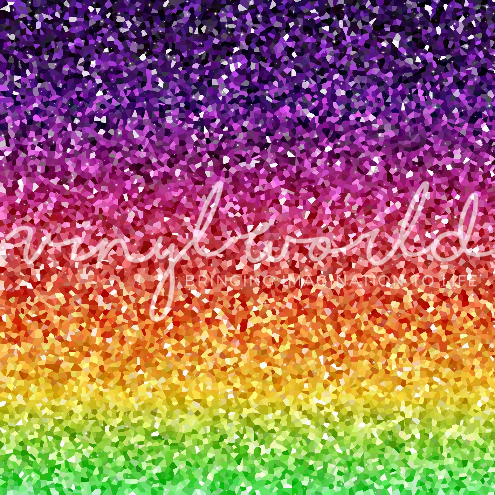 Snow cone rainbow glitter HTV or adhesive pattern