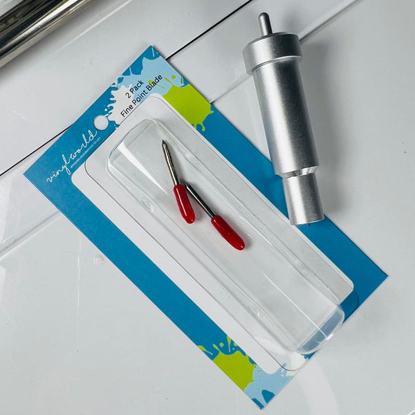 Fine Point Blades 2Pack for Cricut & More, 45° Angle Vinyl World