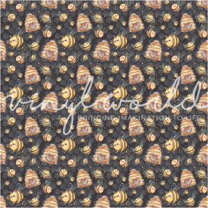Vinyl World Pattern - Bee Collection