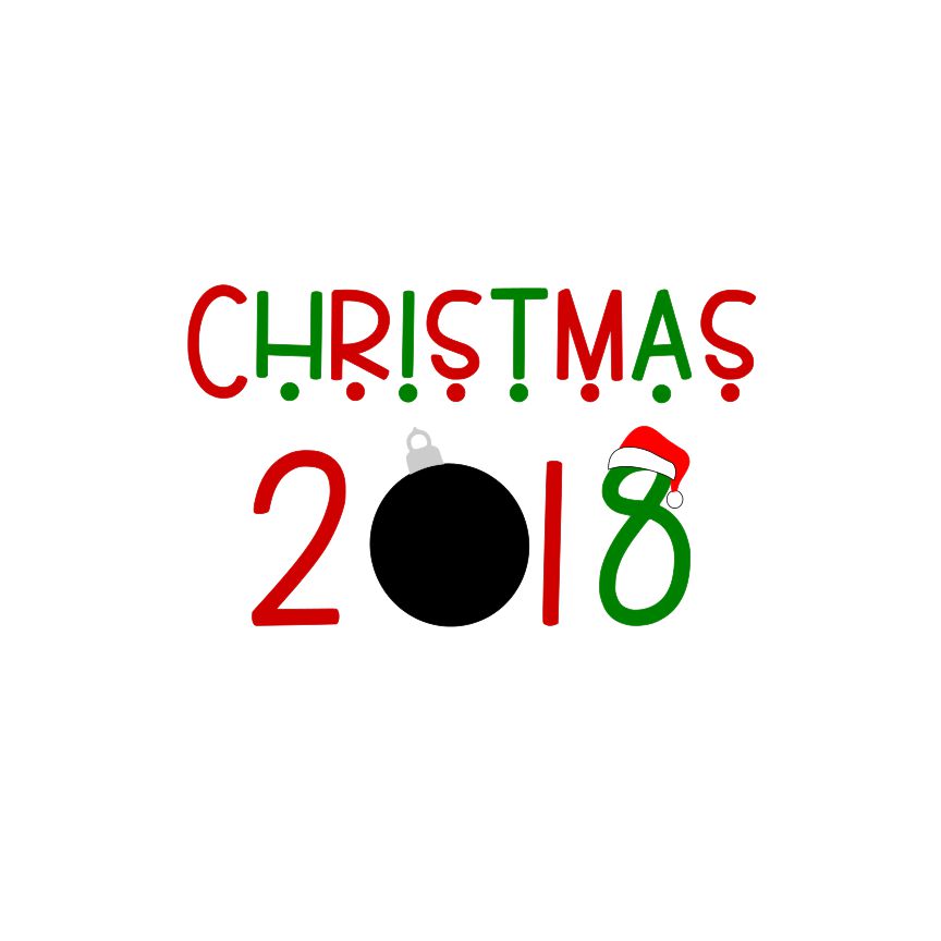 DAY 25 -  Christmas 2018 SVG File