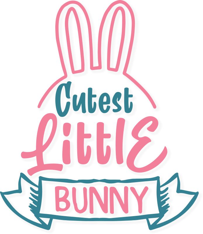 Cutest Little Bunny SVG File