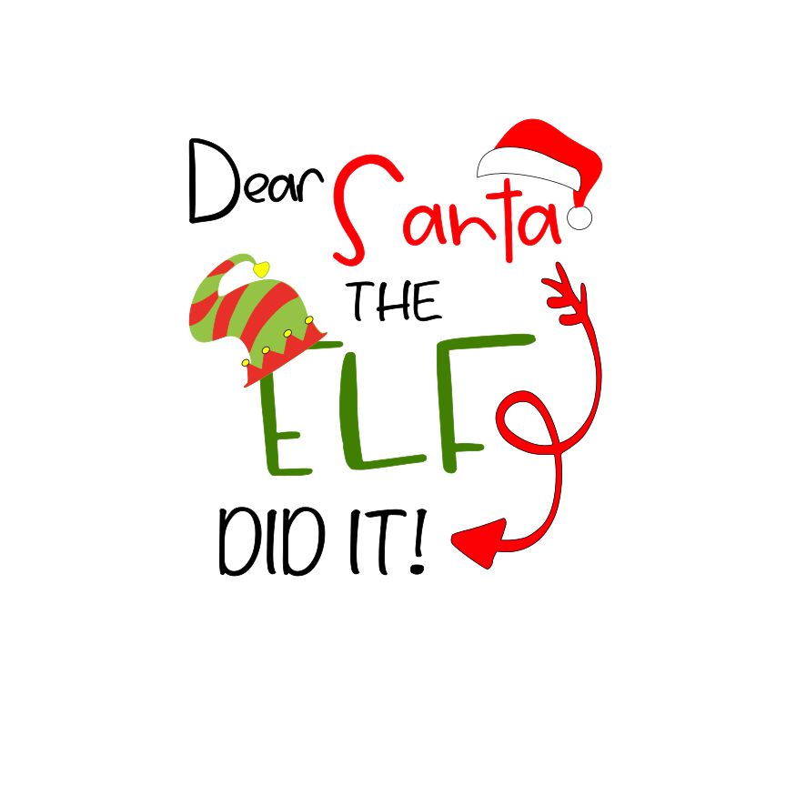 DAY 13 - Dear Santa Elf SVG File