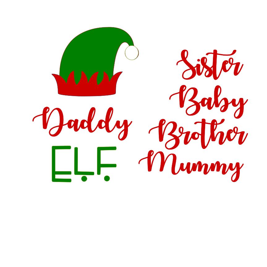DAY 21 - Family Elf SVG File