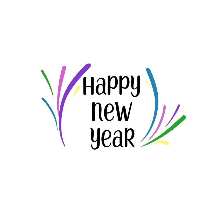 Happy New Year SVG File