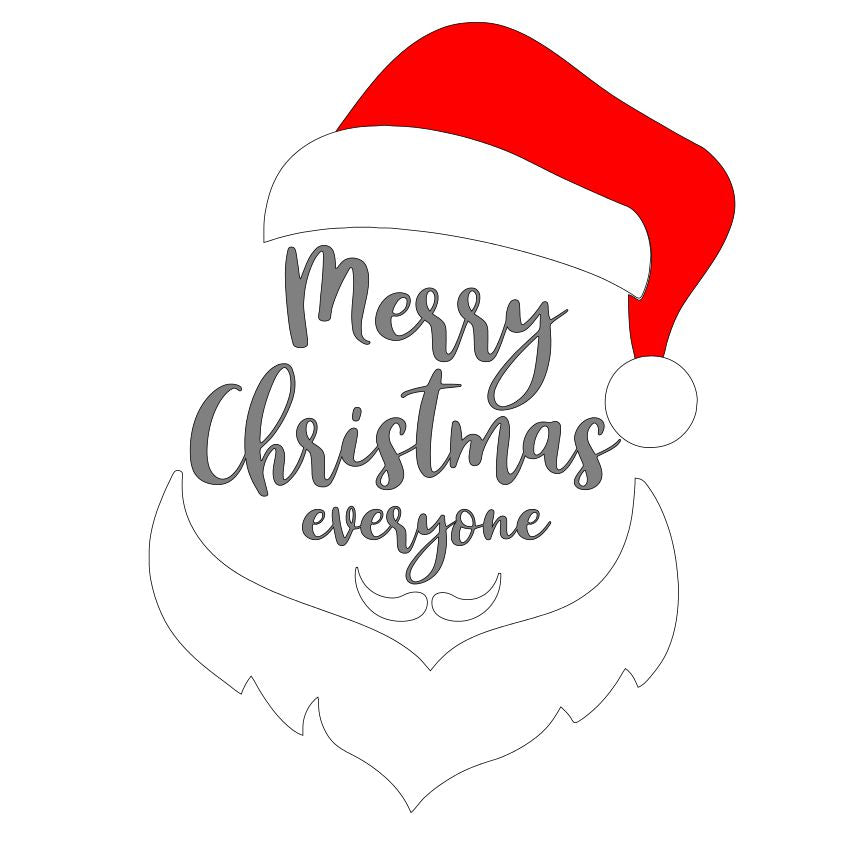 DAY 2 - Merry Christmas Santa SVG File
