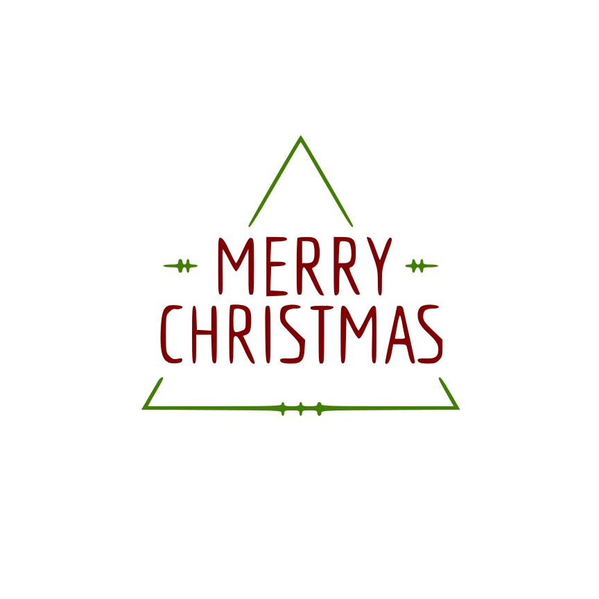 DAY 9 - Tri Merry Christmas SVG File