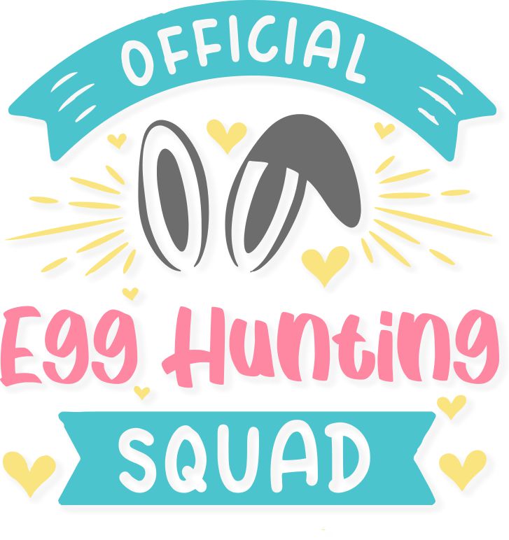 Official Egg Hunting Squad SVG File
