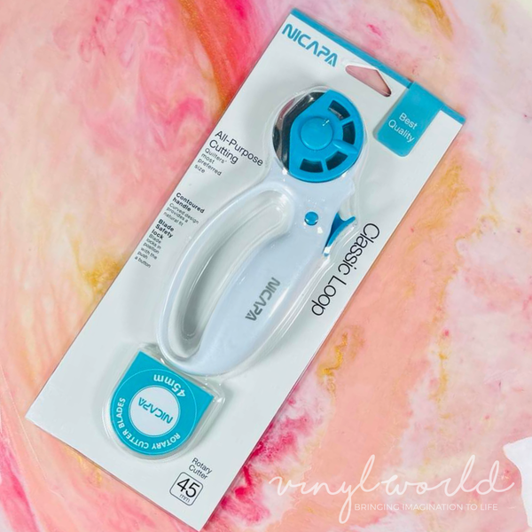 Nicapa 45mm Rotary Cutter for Vinyl & Fabric Cutting Vinyl World