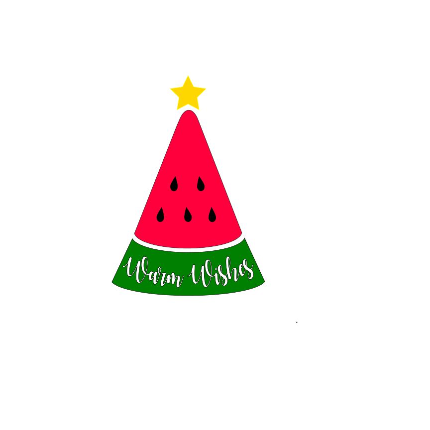 DAY 11 - Watermelon Christmas SVG File